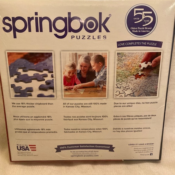 Springbok Angel & Dove Puzzle 1000 Pieces #34-10878 Unopened Box Ripped Plastic - Picture 3 of 7